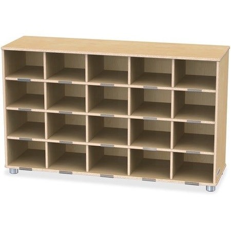 Jonti-Craft SHELF, 20 CUBBIE, W/OUT BINS JNT1715JC